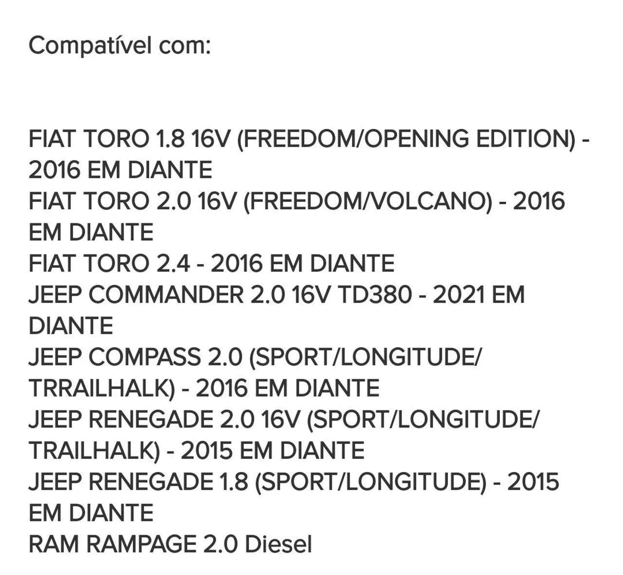 Filtro esportivo RS performance  para jeep  renegade  compass e fiat toro.  - Foto 3