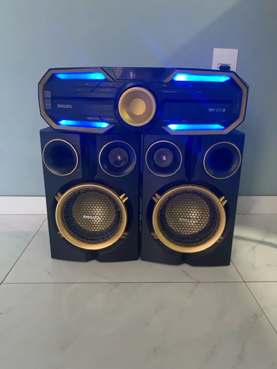Som Philips com 2 caixas acústicas - Foto 4