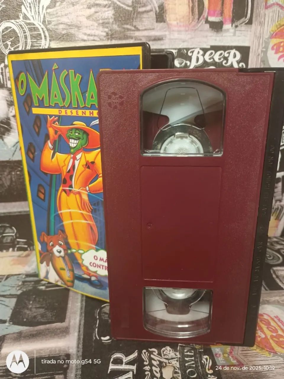 FITA VHS EUROPA DUBLADO - O MÁSCARA CONTRA ATACA - DESENHO - DVD