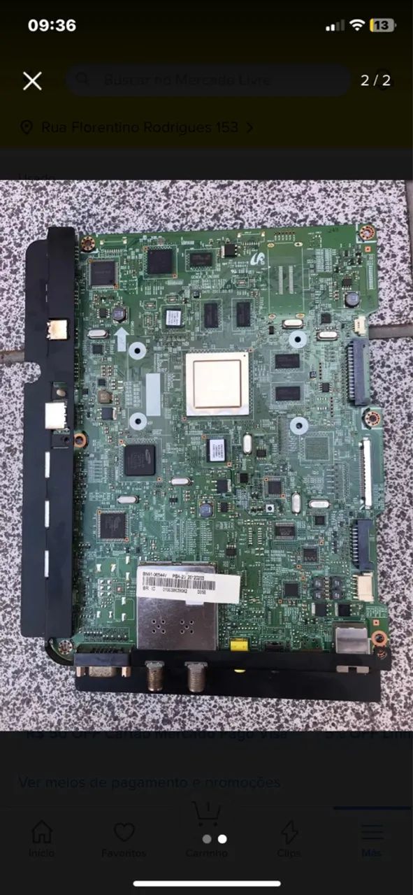 Placa Principal TV Samsung