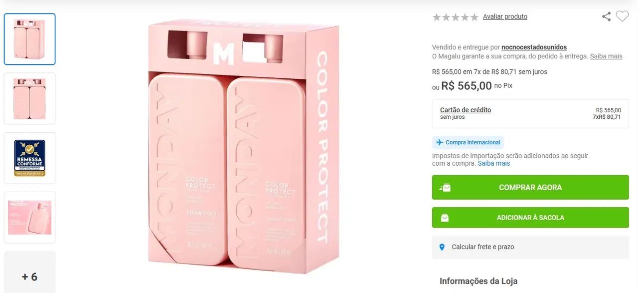 Shampoo Monday color protect 900ml - Foto 3