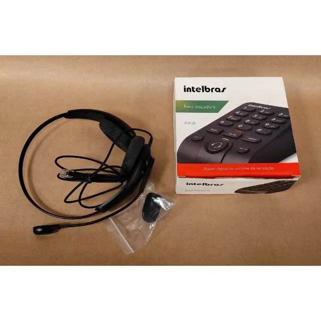Base Telefone Disc. Intelbras Bdi1 + Headset Accutone - Foto 4