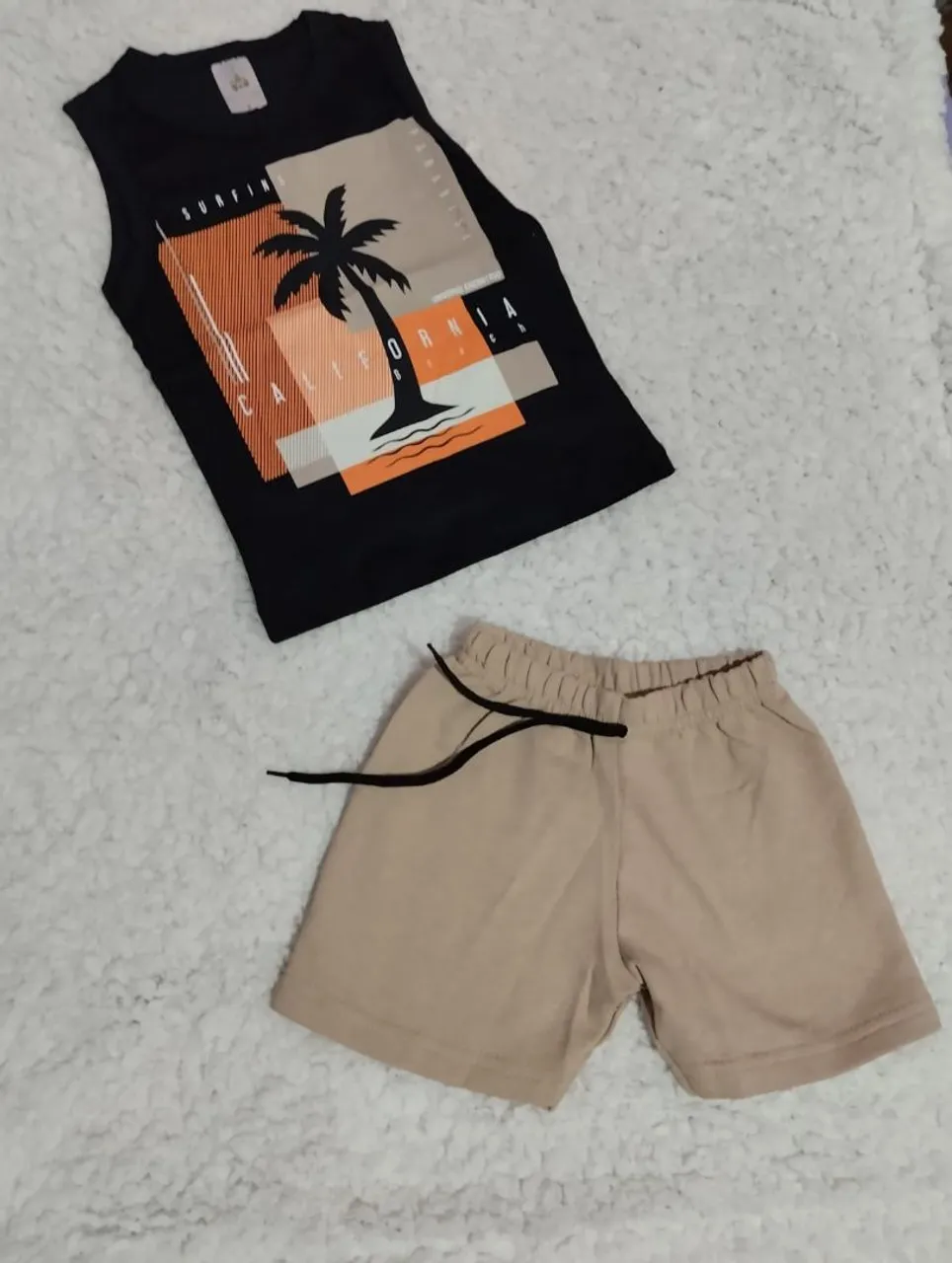 Conjunto Infantil Surf - Verão 1 ano