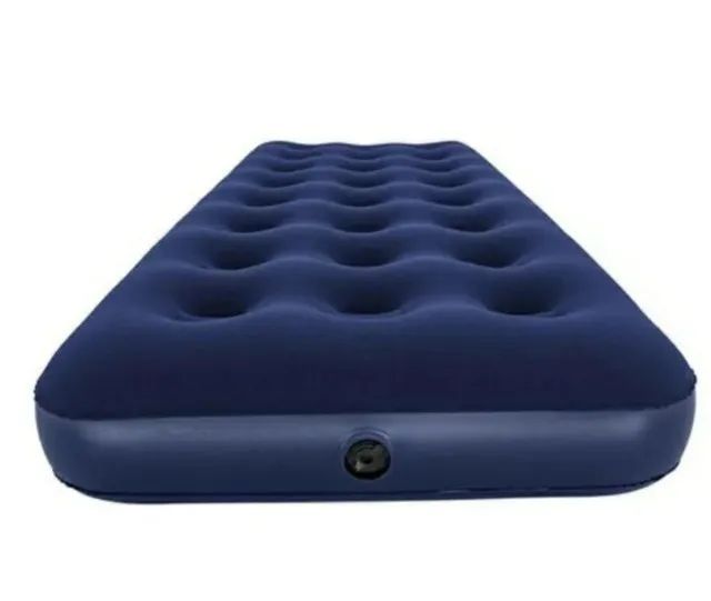 Colchão Inflável 150kg Solteiro  + Bomba de Ar Manual Bestway - Foto 6