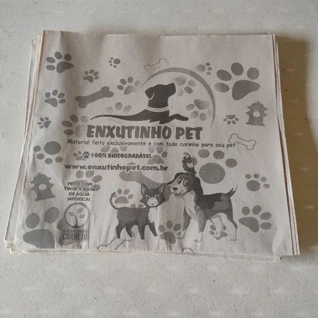 Jornal Pet Higiênico Biodegradável 25 Folhas - Foto 5