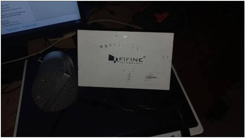 Microfone condensador Fifine K669 Usb Com Tripé - Foto 3