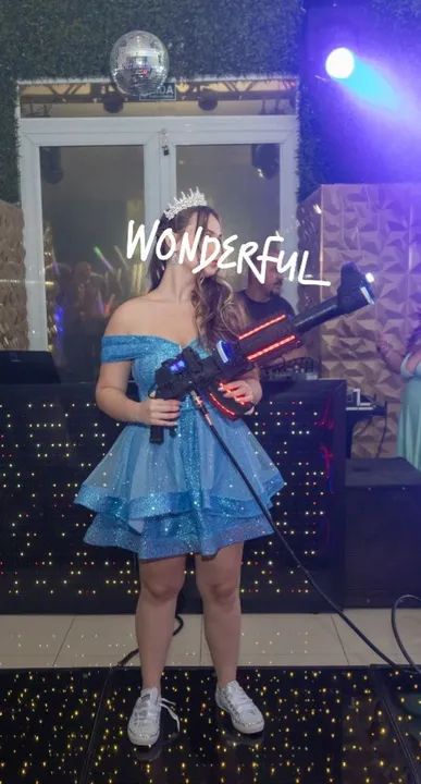 Lindo Vestido de debutante azul  - Foto 5