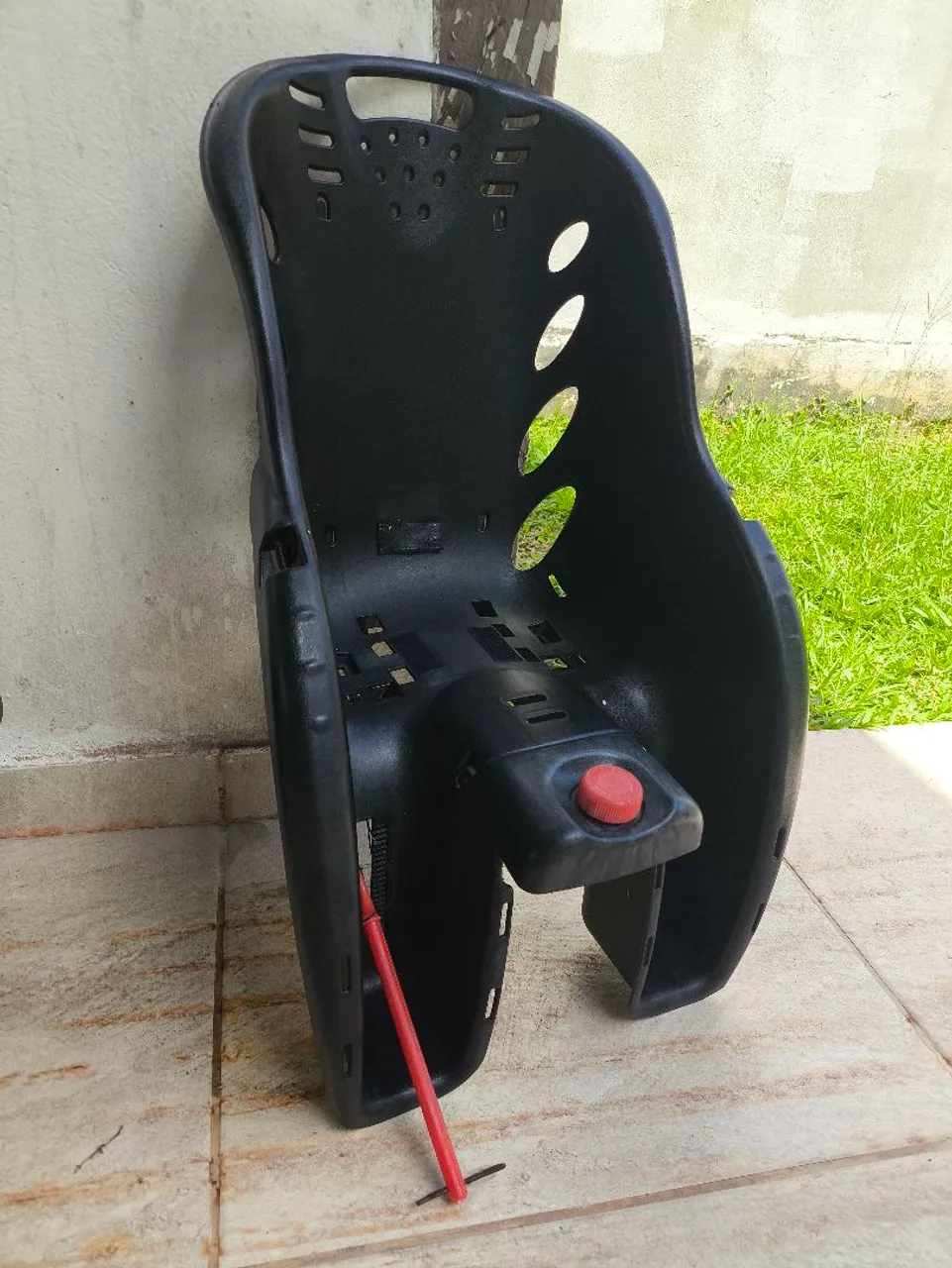 Cadeira para transporte de criança em bicicleta