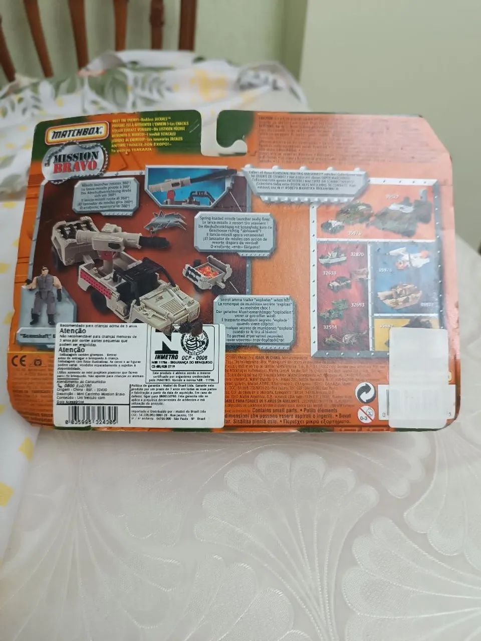 Set de Figuras de Ação - Matchbox, Linha Mission Bravo, Desert Rat (Rato do Deserto) - Foto 6