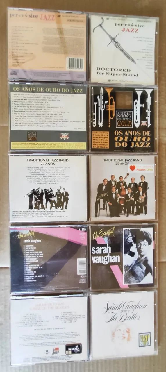 CDs Jazz e Blues - Diversos (Sara Vaughan Importado) + Brinde - Foto 2
