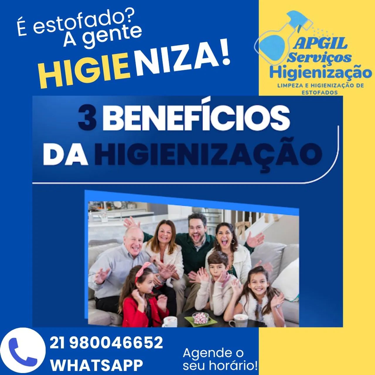 Limpeza e higienização de estofados 