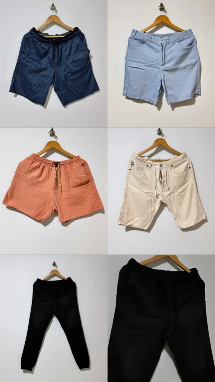 Shorts e bermudas masculinas variadas