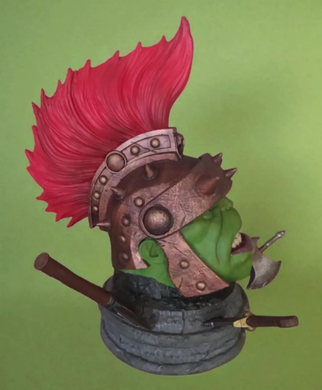 Busto de resina/estatua Planet Hulk - Foto 4