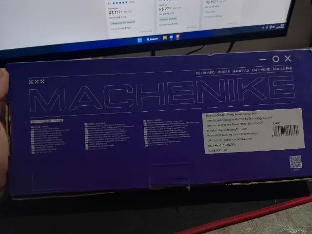 Teclado Machenike K500 Switch Brown (Usado) - Foto 3