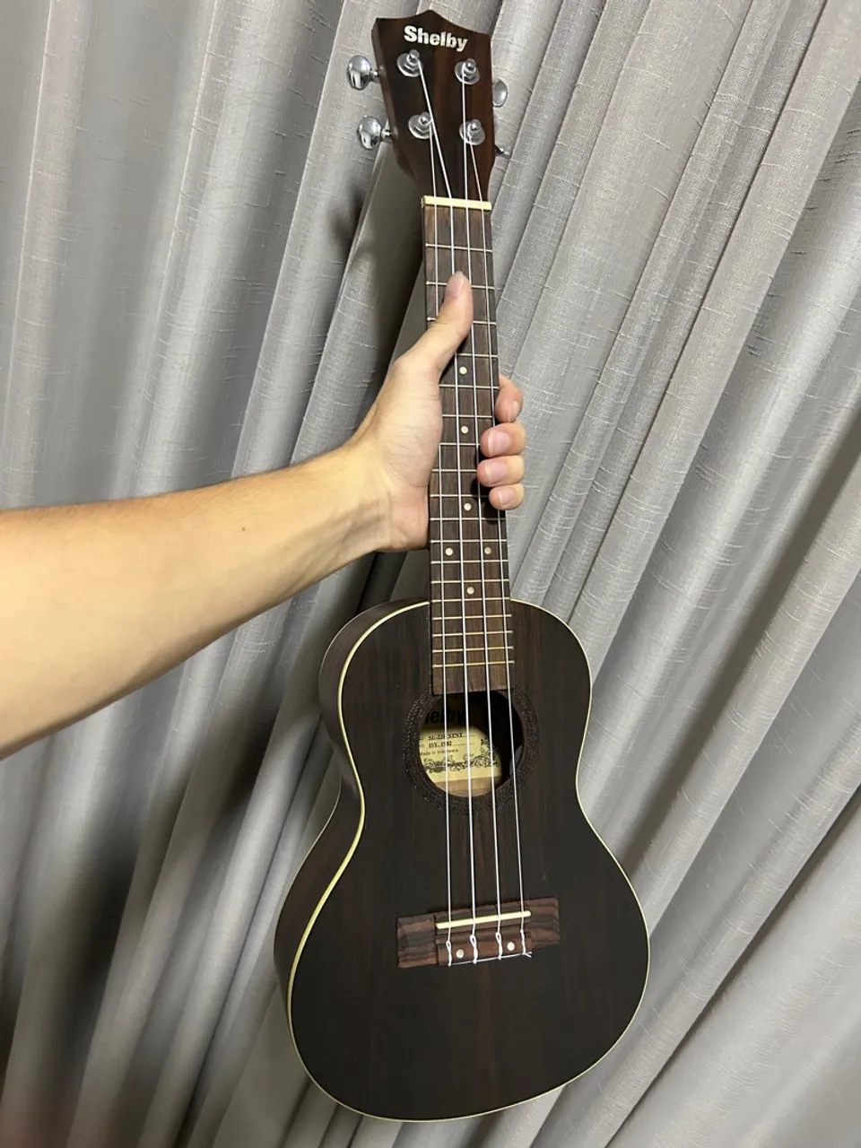 Ukulele Shelby Concert SU-23R STNT Elétrico Seminovo + CAPA