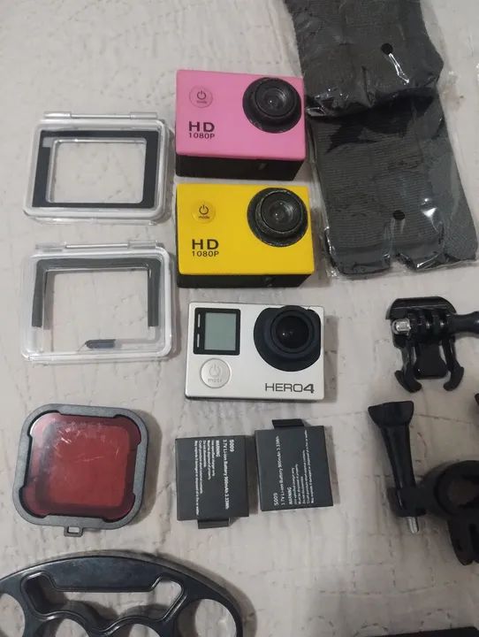 Kit GoPro Completo - Câmera de Ação, Acessórios e Case - Foto 2
