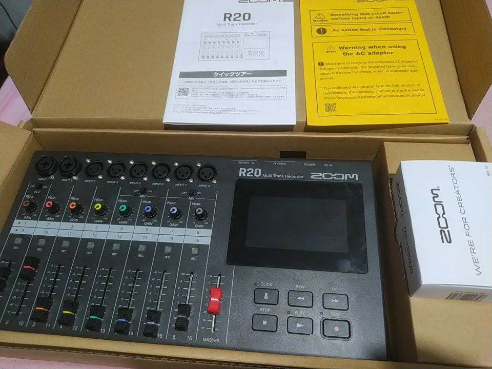 Zoom R20 porta studio e multi efeitos 64208796065795120