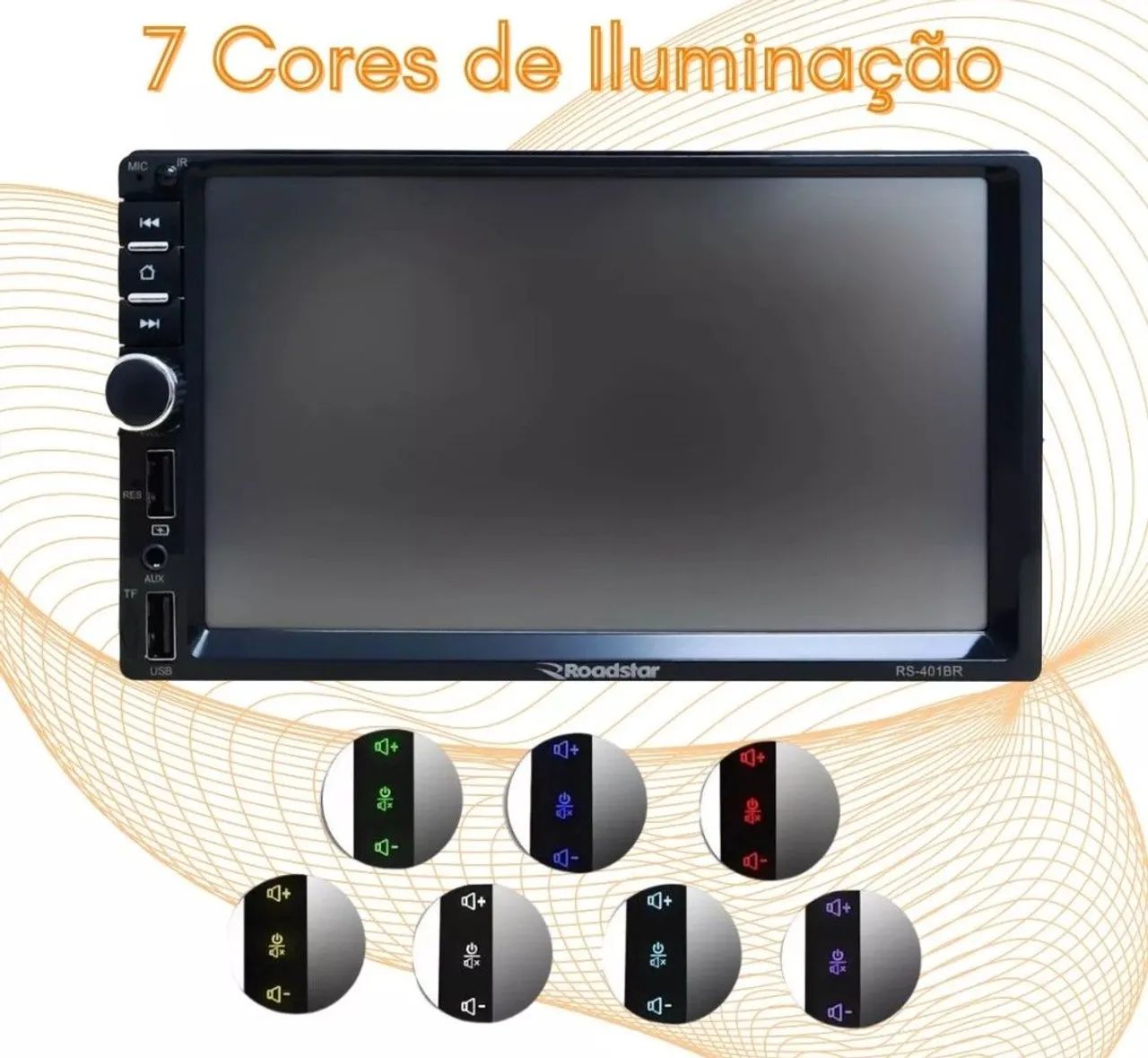 RS404BR Multimídia 7 Polegadas Roadstar  - Foto 4