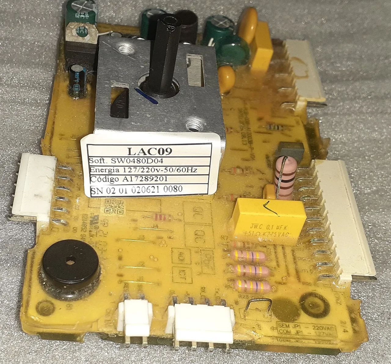 Placa Eletrônica para Máquina de Lavar LAC09