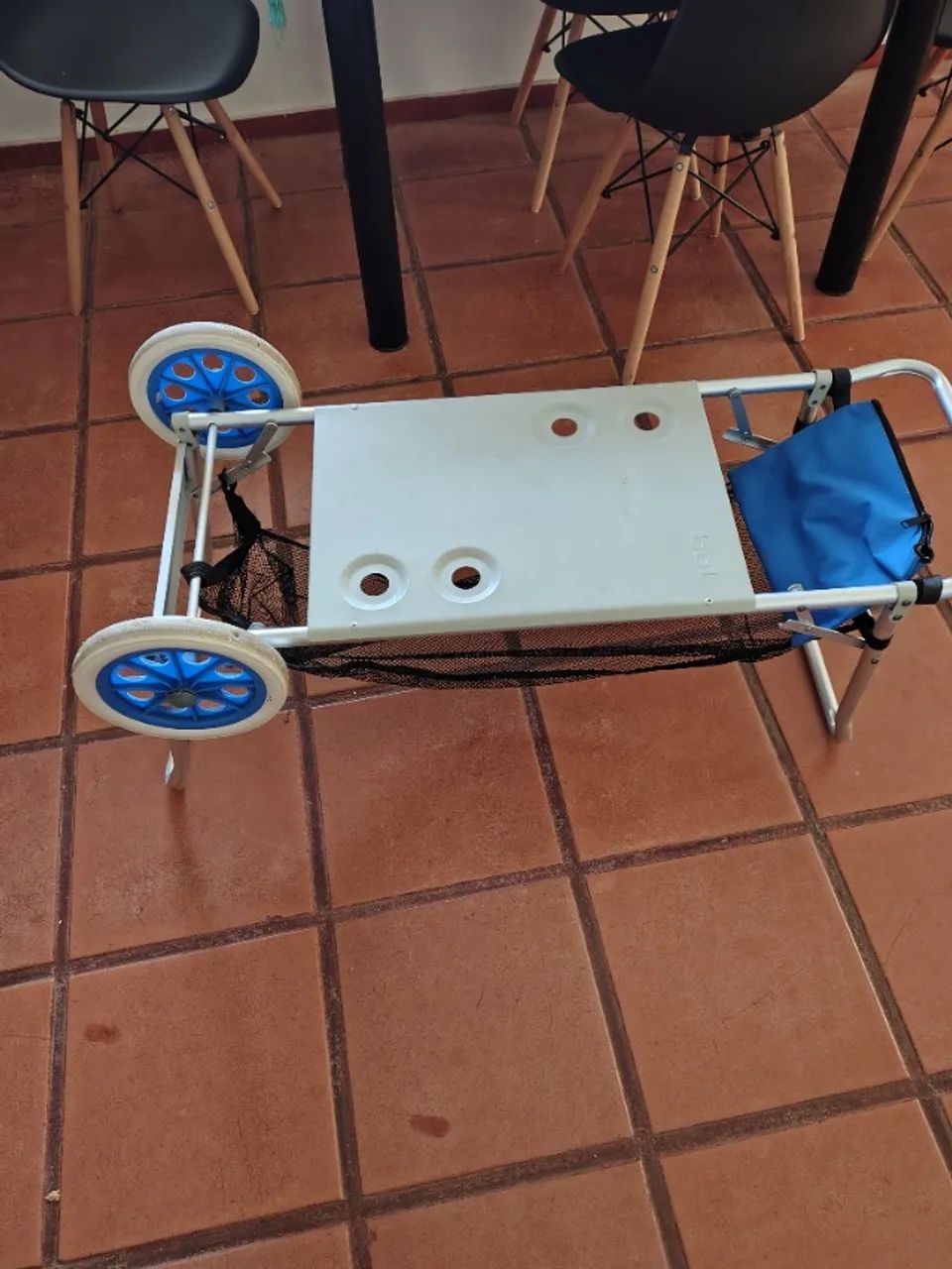 Carrinho de praia de alumínio  - Foto 2