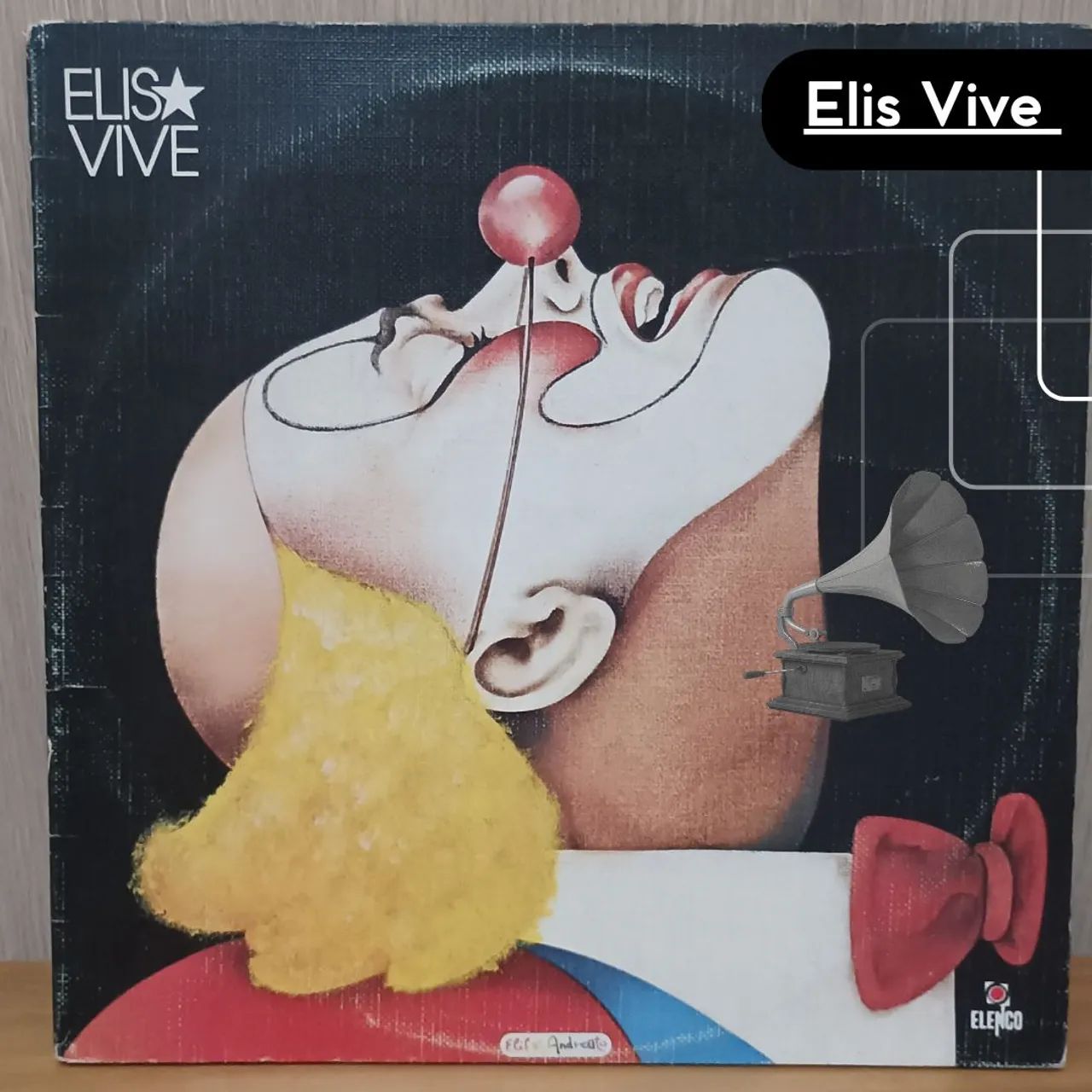Elis Vive. Vinil. Capa texturizada. Imperdível!! 
