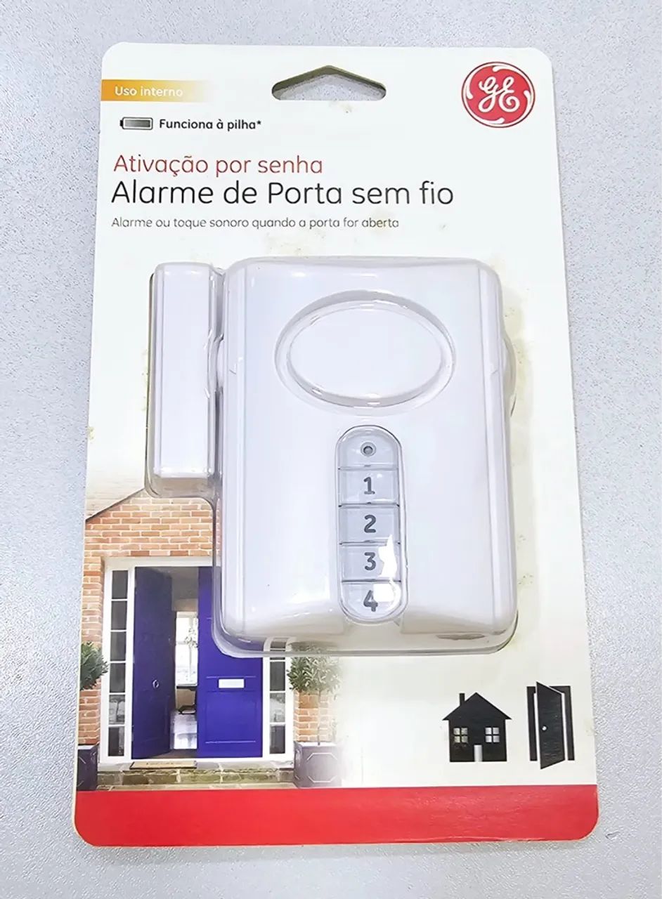 Alarme de Porta Sem Fio GE - Novo