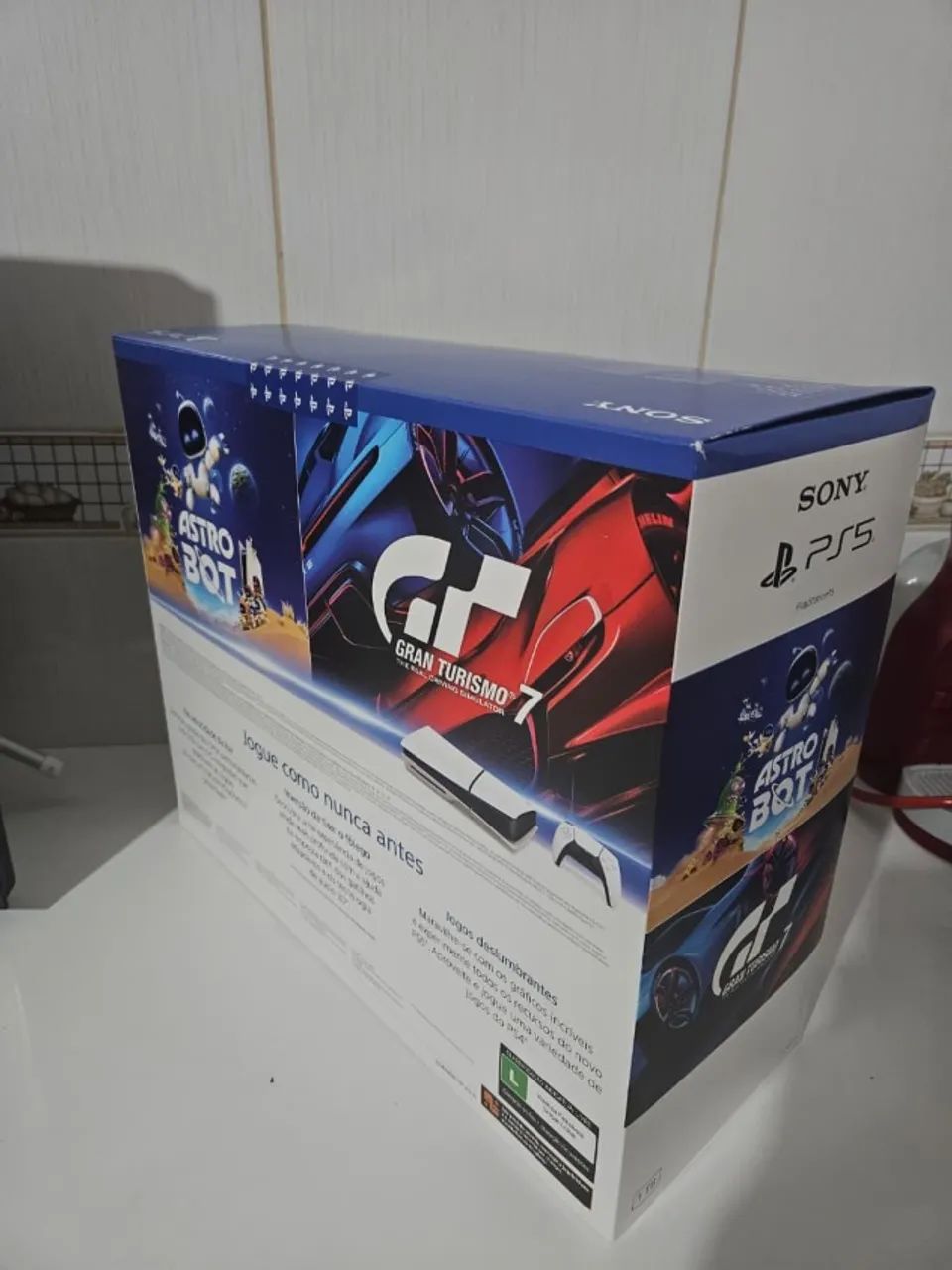 Playstation 5 Slim com leitor + 2 jogos NOVO/LACRADO - Foto 2