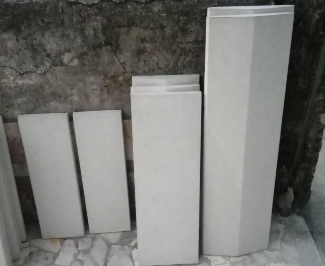 Pingadeira - cumeeira - chapim - rufo em concreto proteção para muro