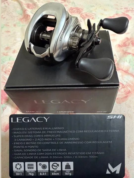 Carretilha Legacy Marine NOVA!