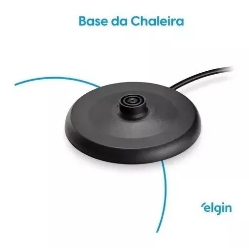 Chaleira elétrica Elgin 110v, capacidade de 1.8L, 1200w de potência (nova, na embalagem) - Foto 4