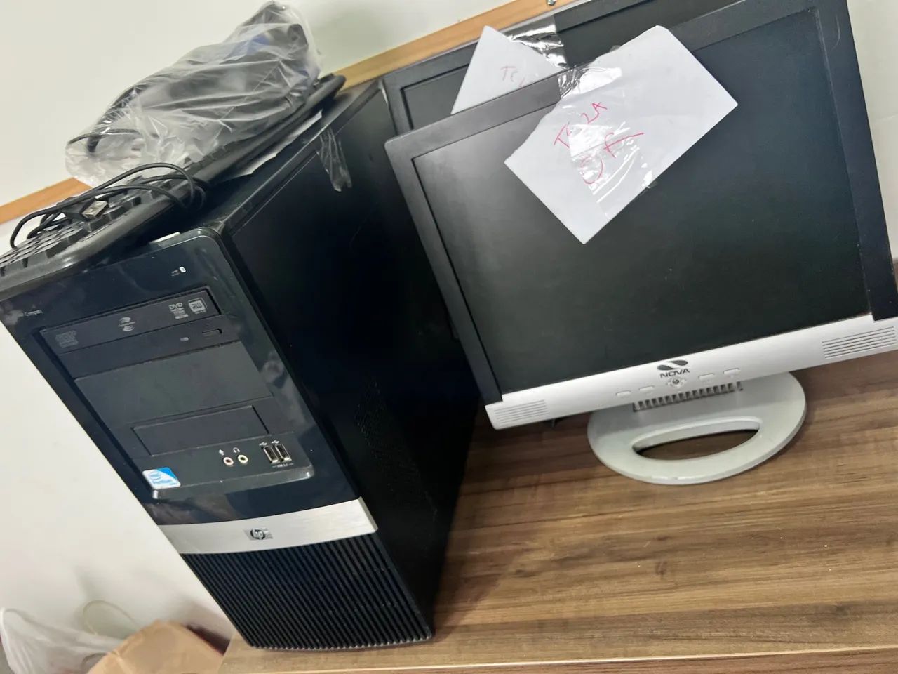 Computador HP + Monitor 