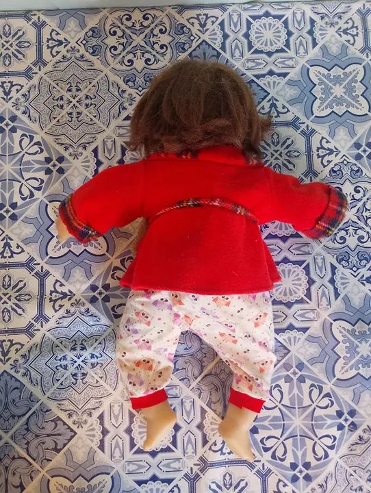 Boneca Antiga Usada Realista - Foto 5