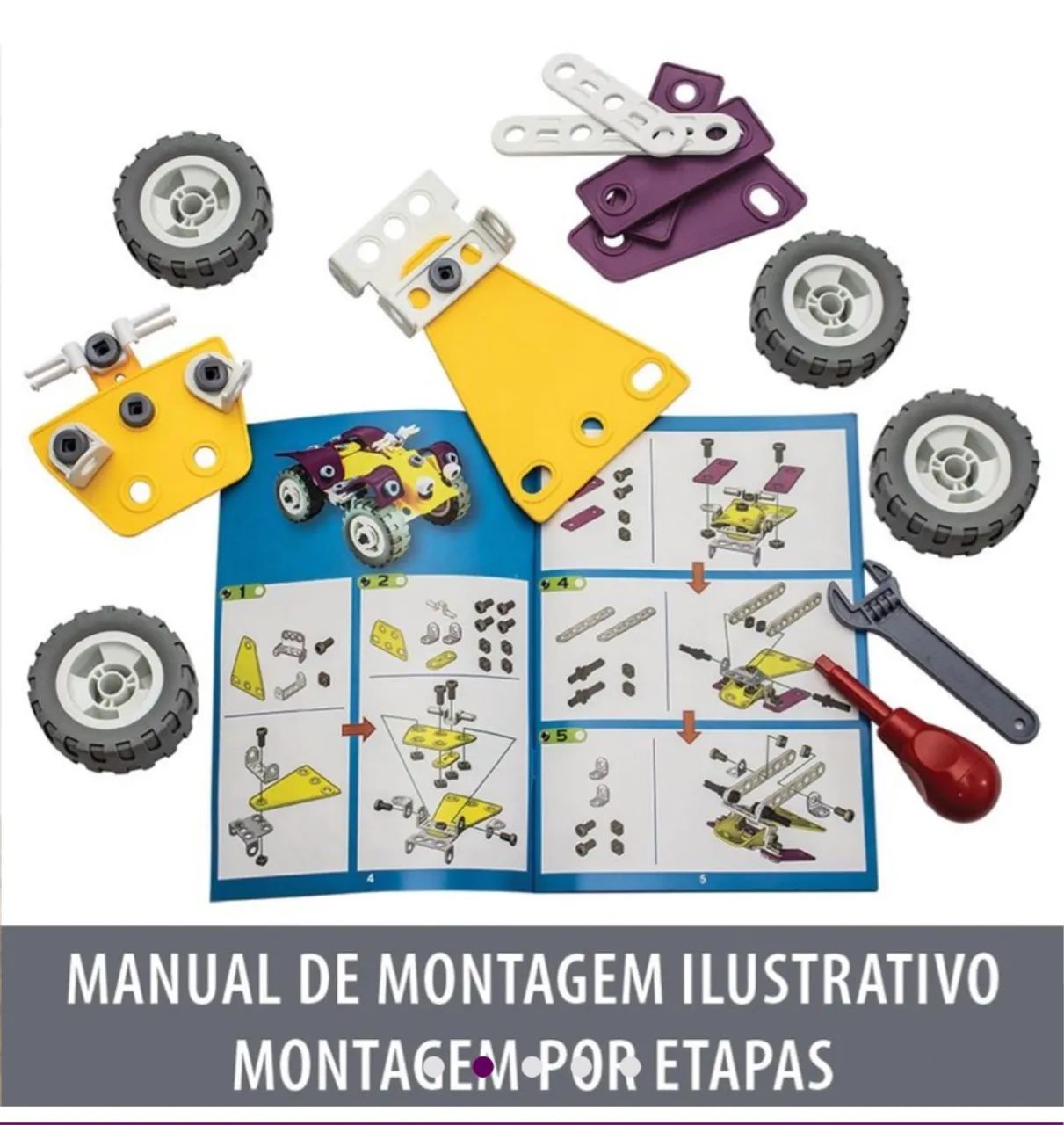 Kit de Construção Educacional Playduc - 4 em 1 - Foto 5