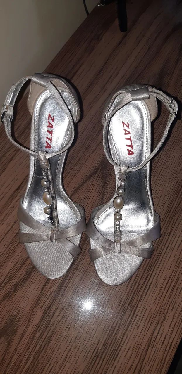 Sandália Prata - Foto 5