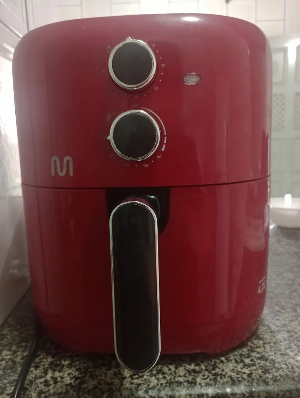 Fritadeira Elétrica Vermelha - Cozinha Prática