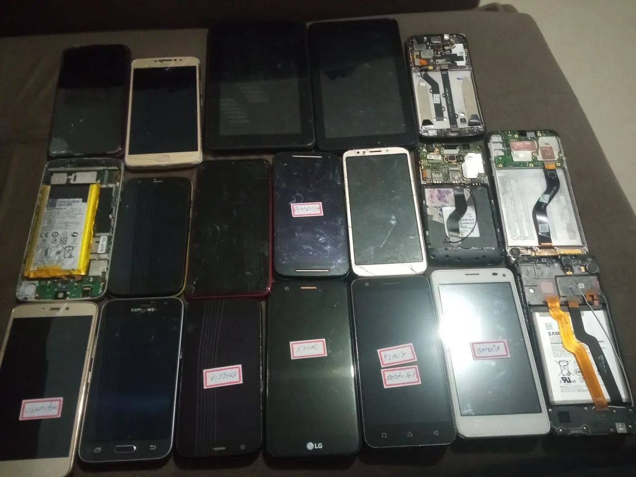 20 carcaças de celulares - diversos modelos 