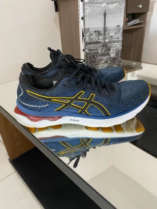 Tênis Asics FF Blast Masculino - Azul - Foto 5