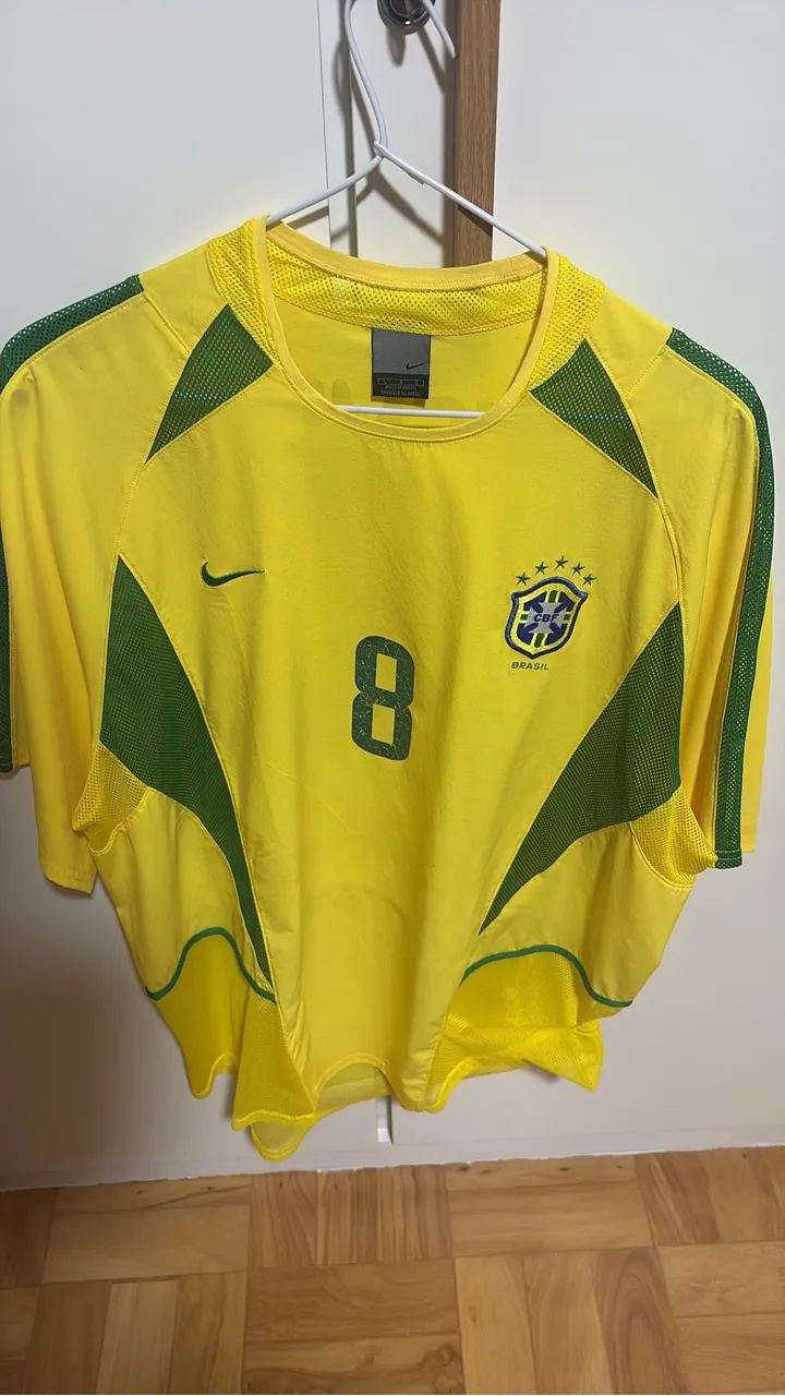 Camisa Seleção Brasil 2002 - 2004 de Jogo