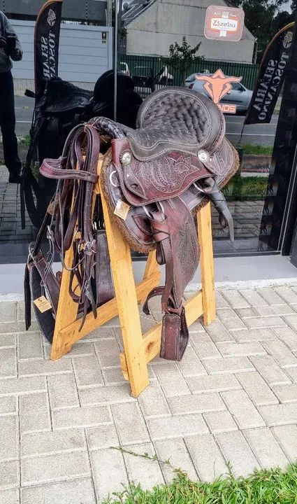 Sela Australiana para cavalgadas  - Couro Legítimo