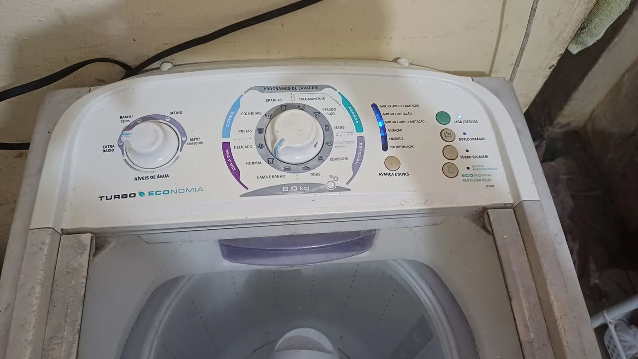Máquina de Lavar Turbo Economia 8kg