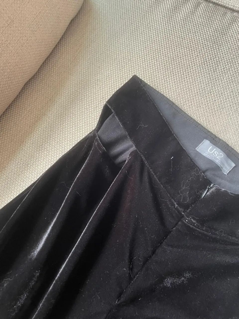 Calça de veludo preta - Foto 2