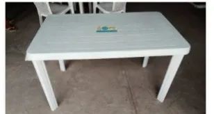 MESA RETANGULAR 70X120 PRETO/BRANCA DESMONTAVEL - Foto 2