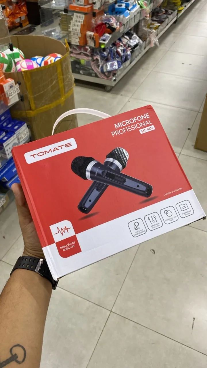 Microfones de otima qualidade (com e sem fio)  - Foto 5