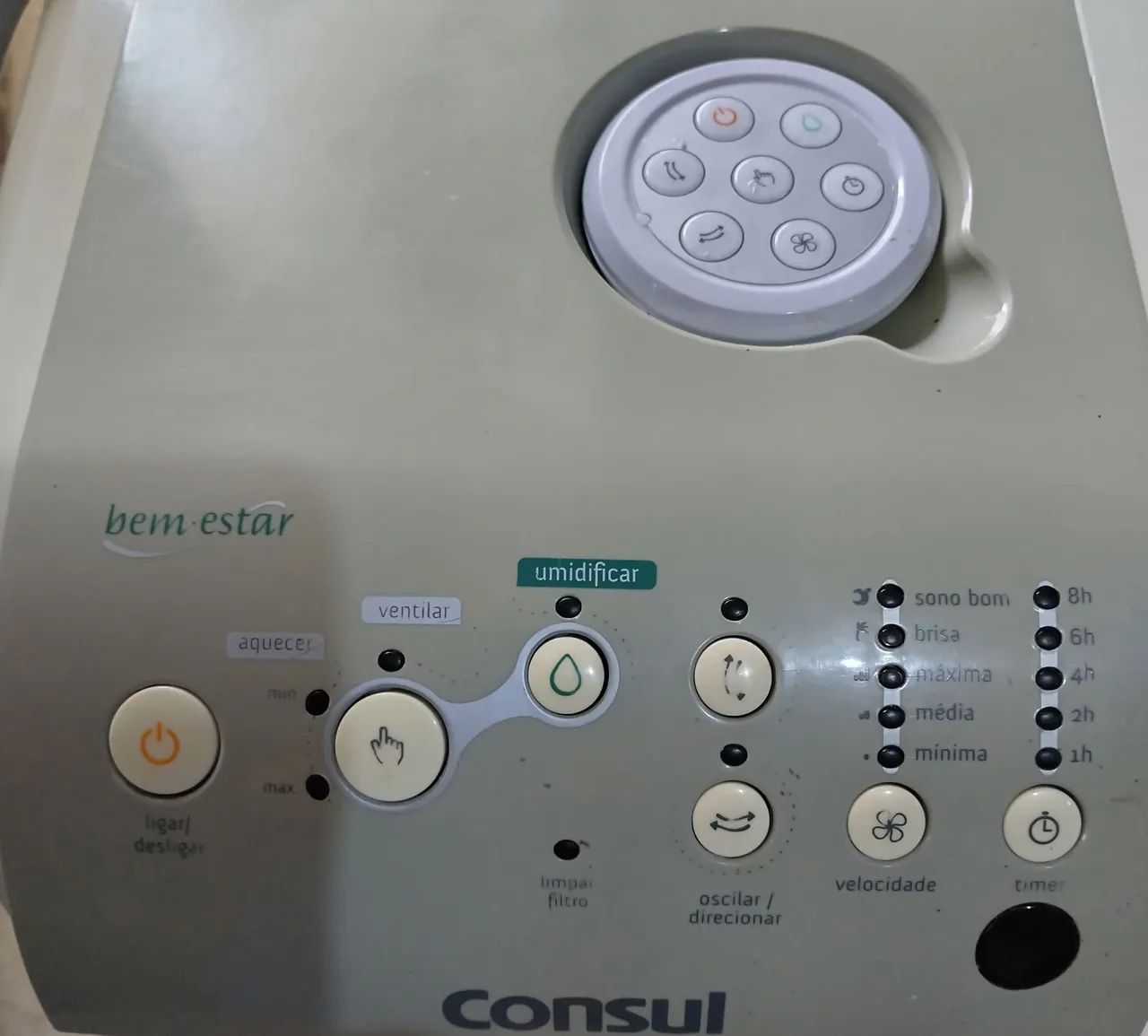 Controle remoto climatizador Consul bem estar