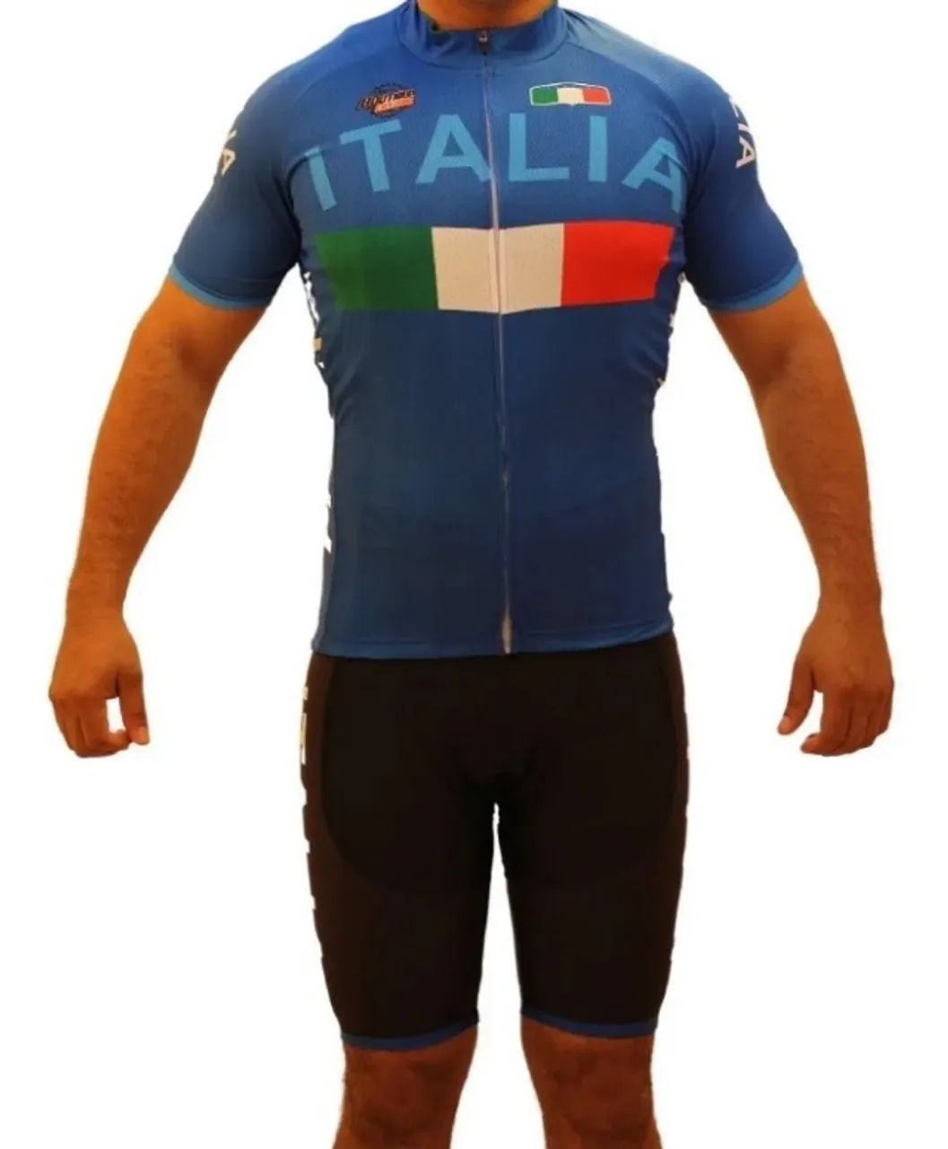 Bretelle Gel Azul Itália - ESPUMA E GEL 9D Roupa De Ciclismo Bike - Foto 4