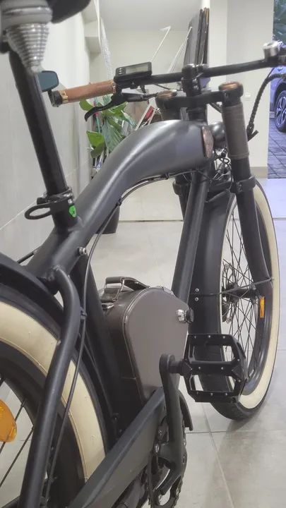 Bicicleta Elétrica - Estilo Vintage - Foto 6