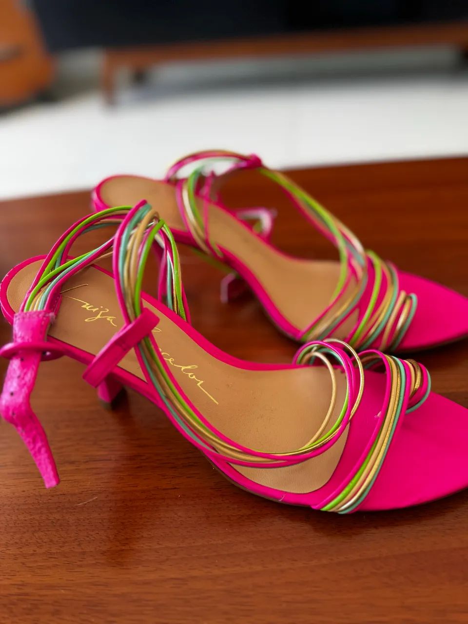 Sandália Luiza Barcelos Neon Colorida 38 - Foto 3