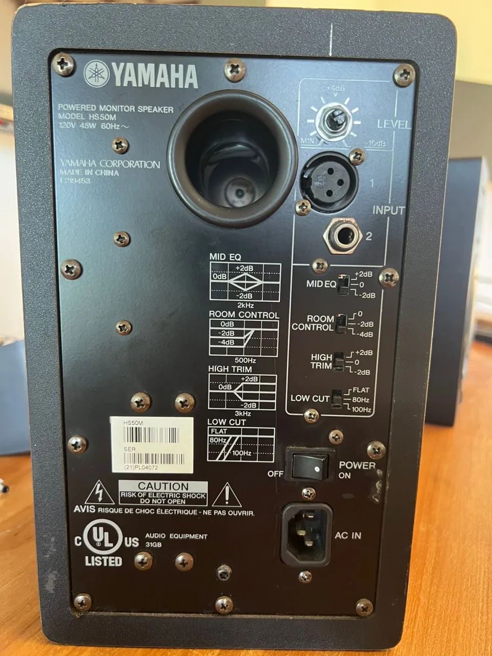 Monitores de estúdio biamplificado Yamaha Hs5 (par) - Foto 3