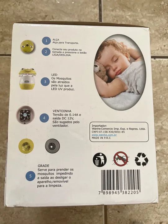 Aparelho repelente de mosquitos inteligente em formato de sapo - Foto 4