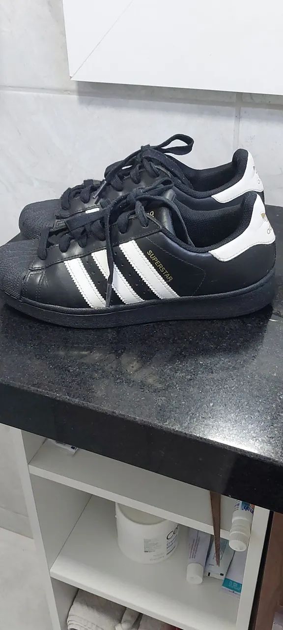 Tenis Adidas Superstar Preto E Branco Tenis Preto Com Branco